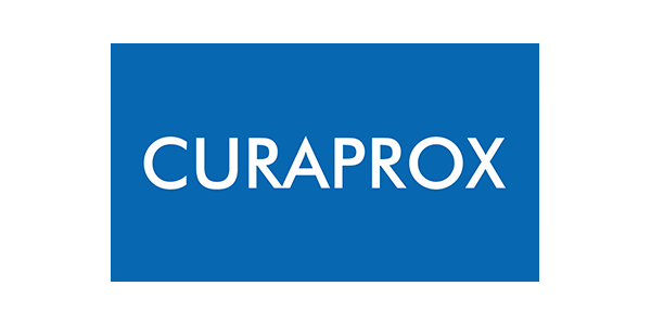 Logo de Curaprox, patrocinador del Congreso ADM-AMIC