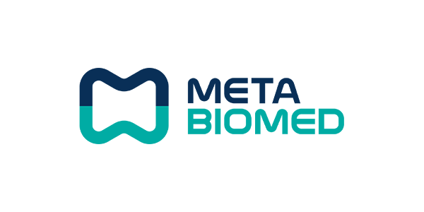 Logo de Meta Biomed, patrocinador del Congreso ADM-AMIC